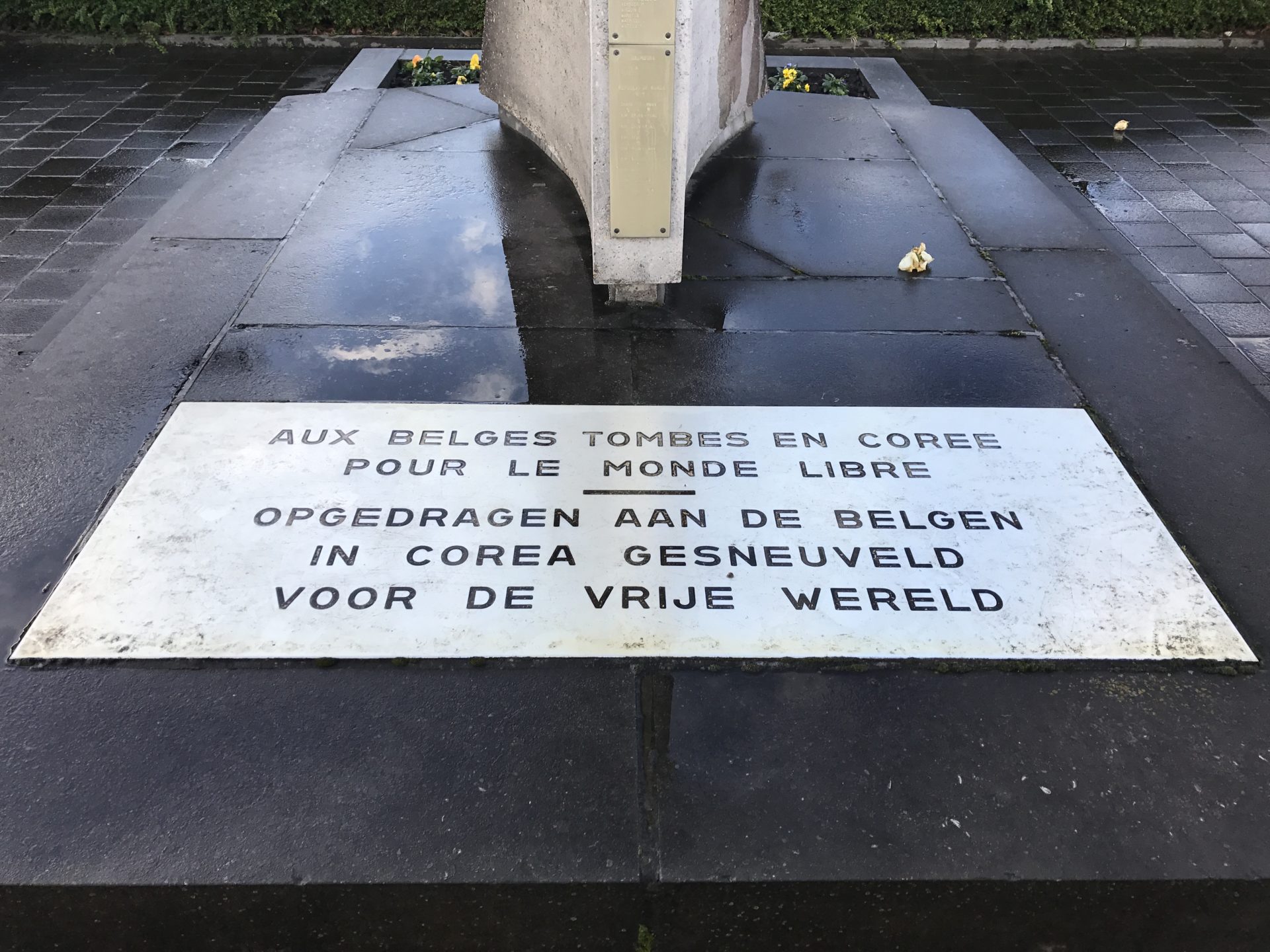 Korean War Memorials - Brussels - Belgium