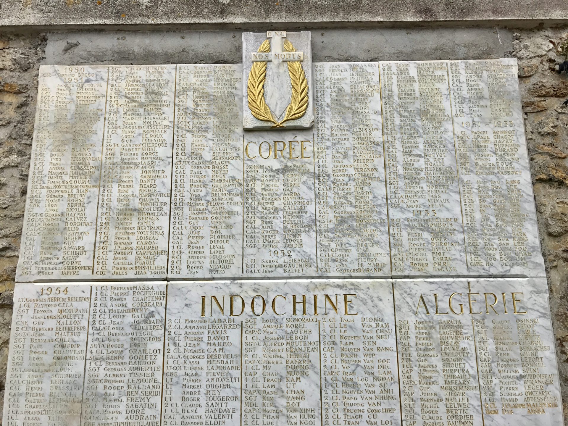 Korean War Memorials - Saint-Germain-en-Laye - France
