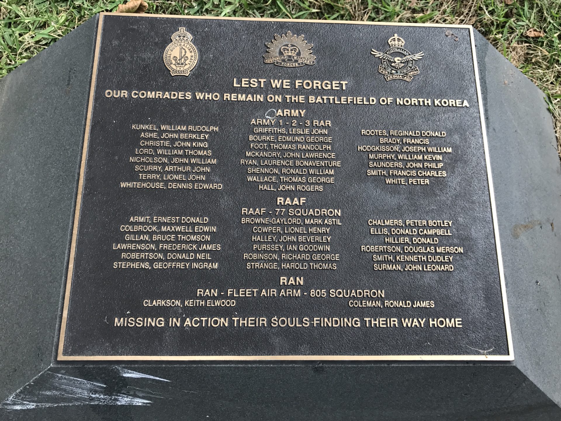 Korean War Memorials - Sydney - Australia