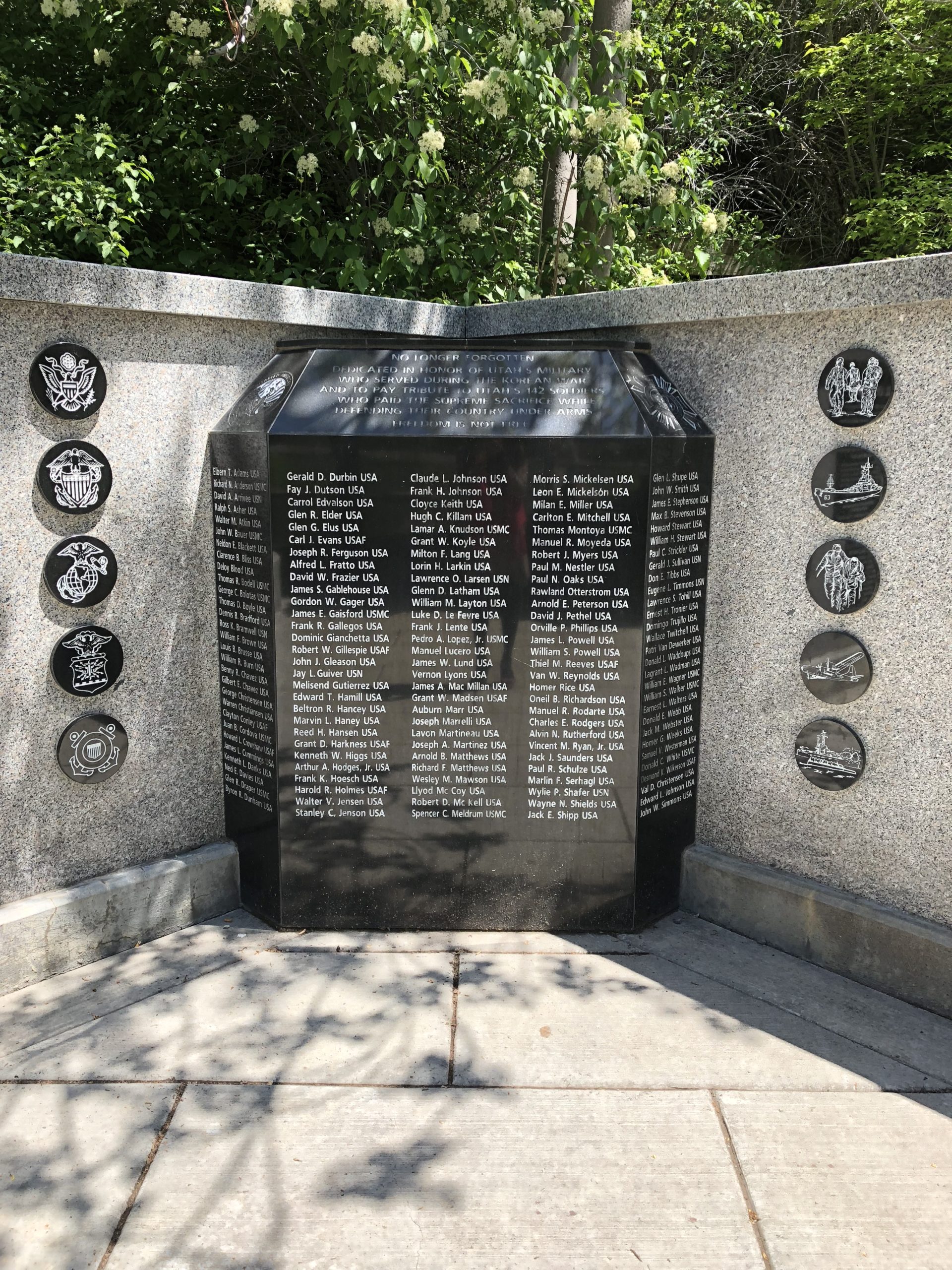 Korean War Memorials - Salt Lake City