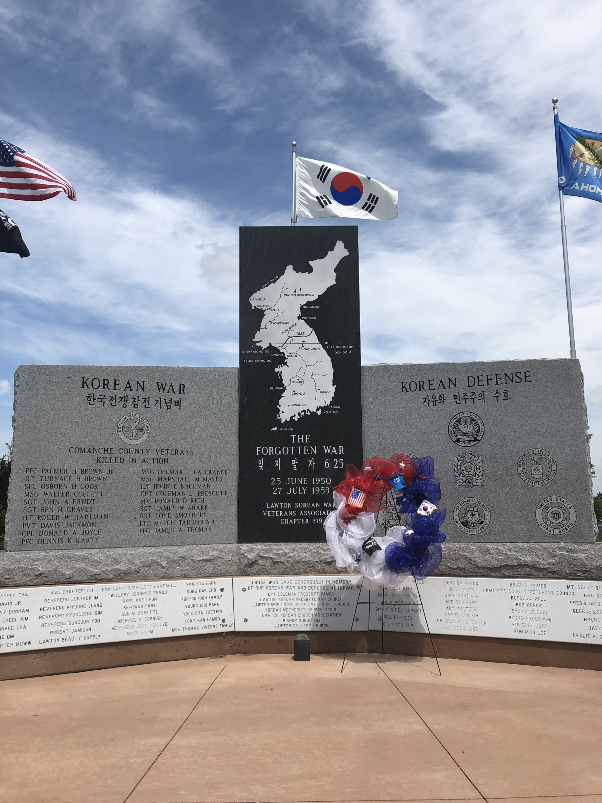 Korean War Memorials - Lawton