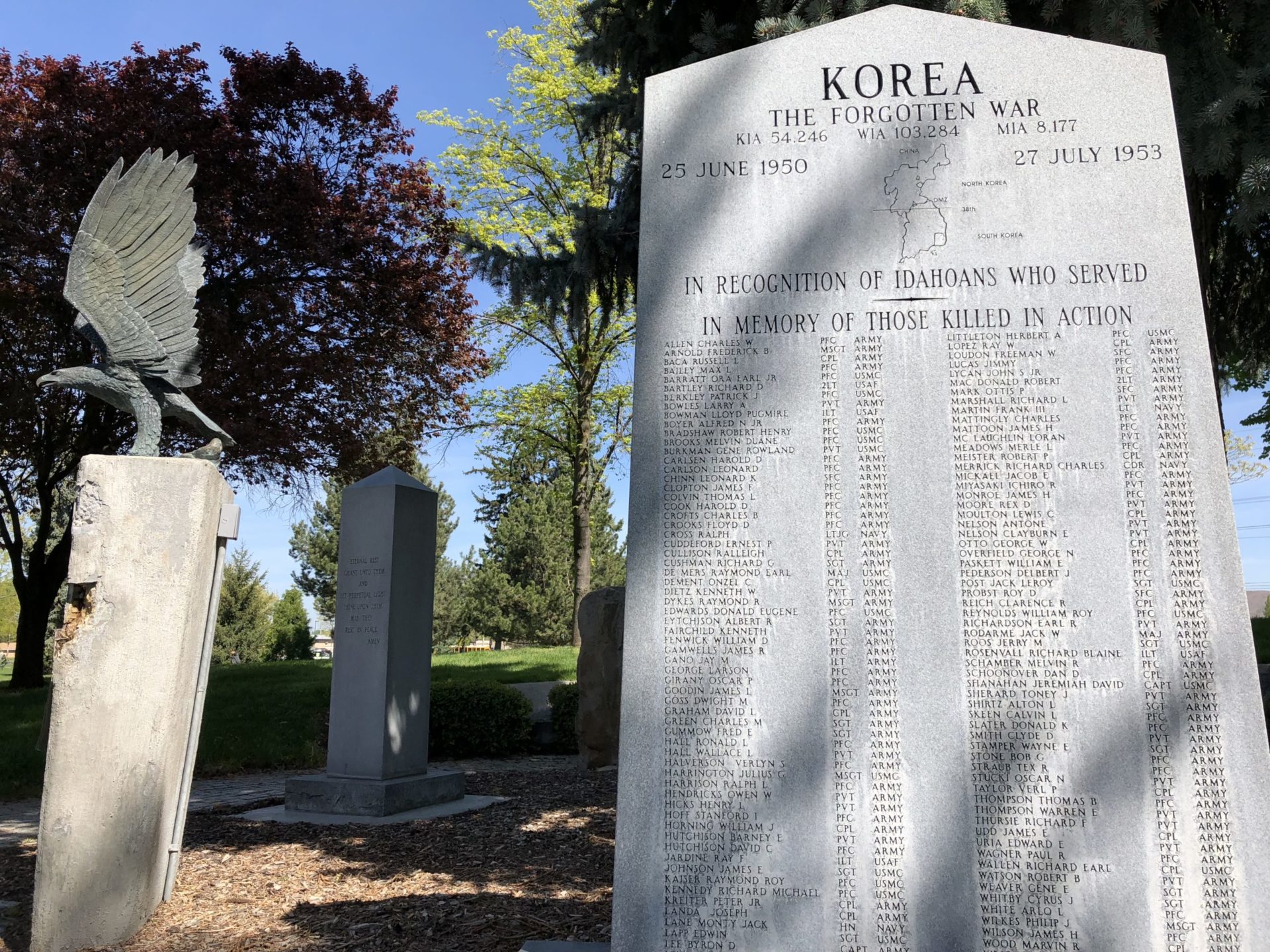Korean War Memorials - Boise