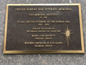 Korean War Memorials - Portland