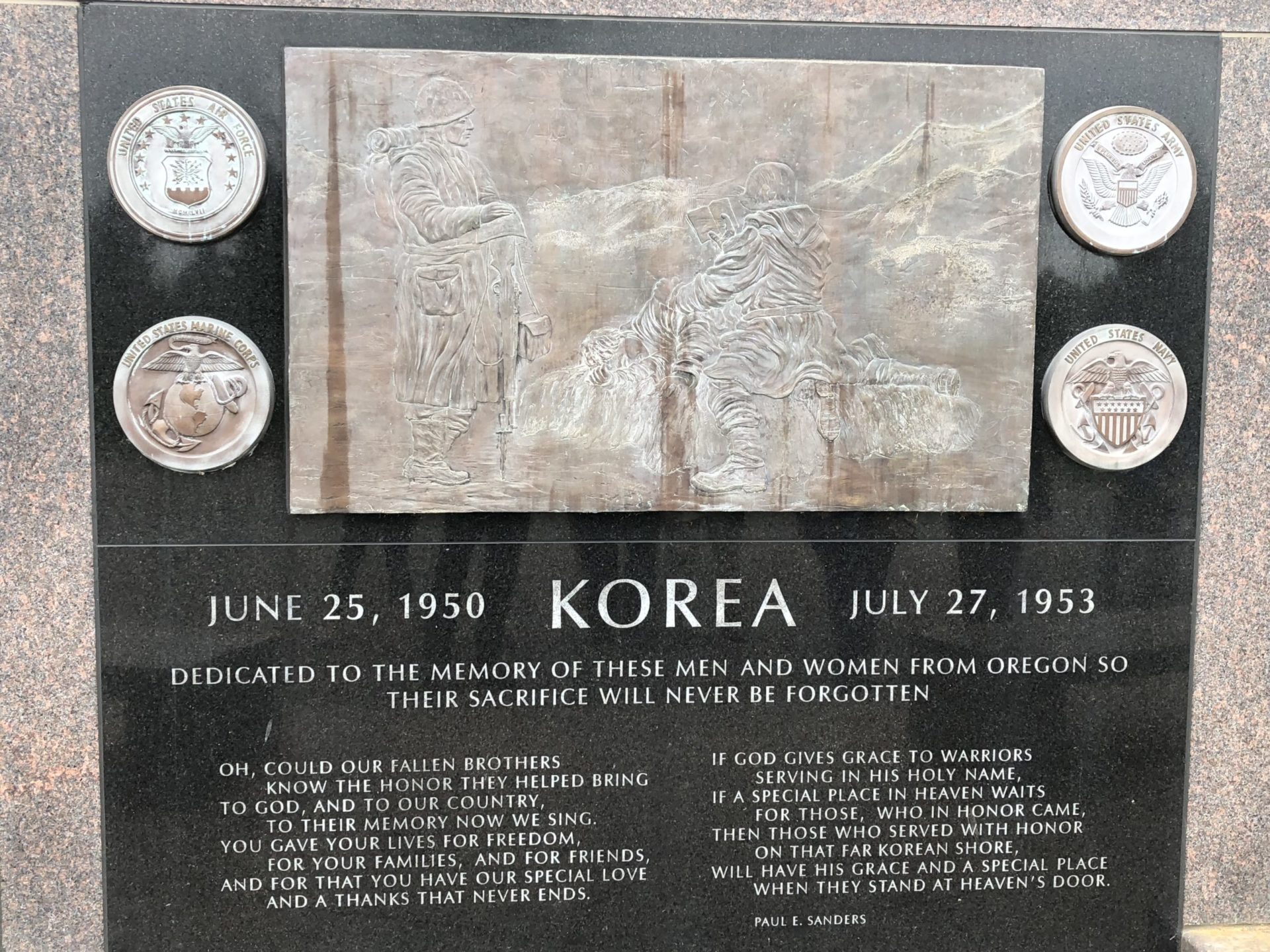 Korean War Memorials - Portland