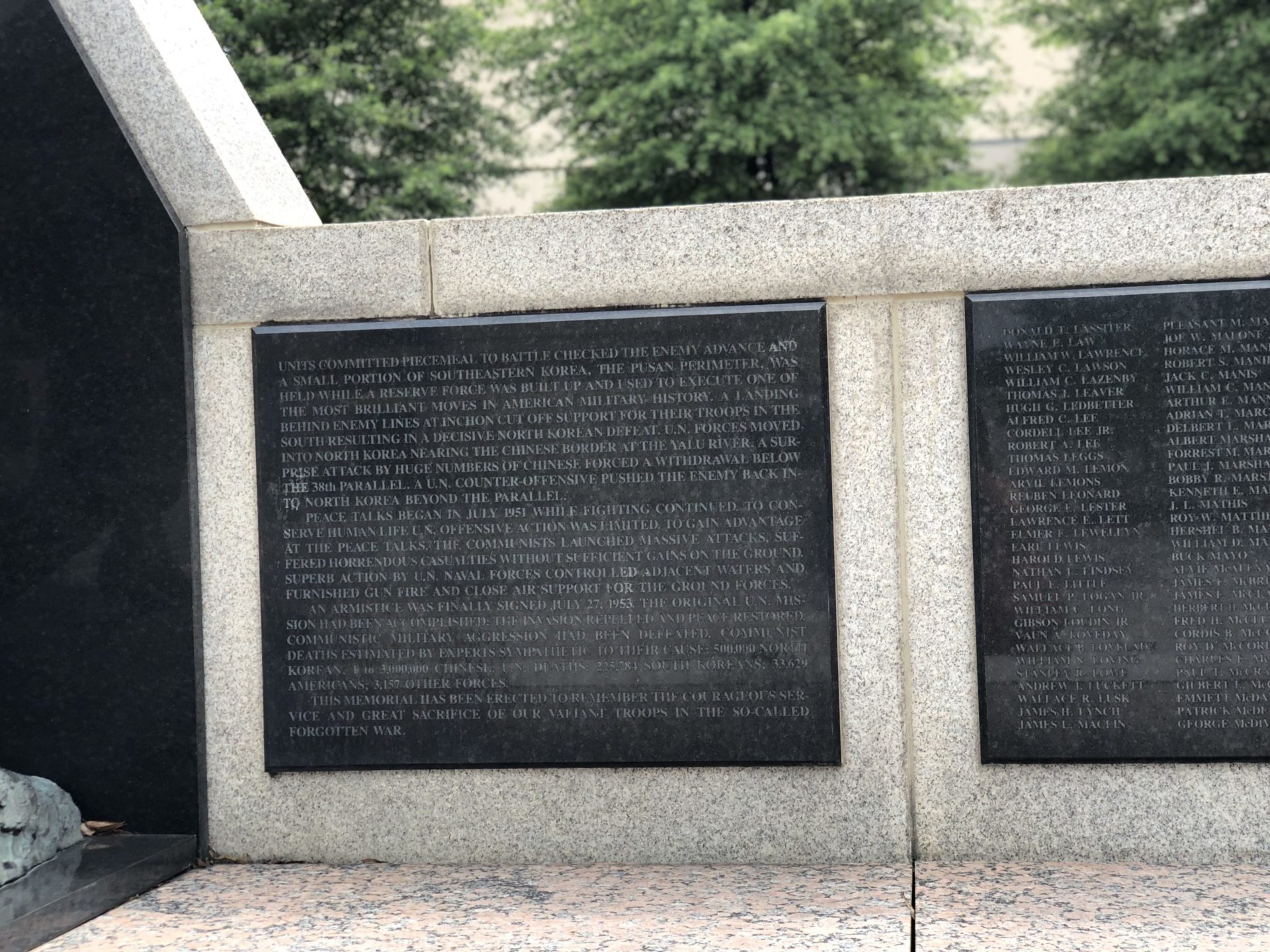 Korean War Memorials - Nashville