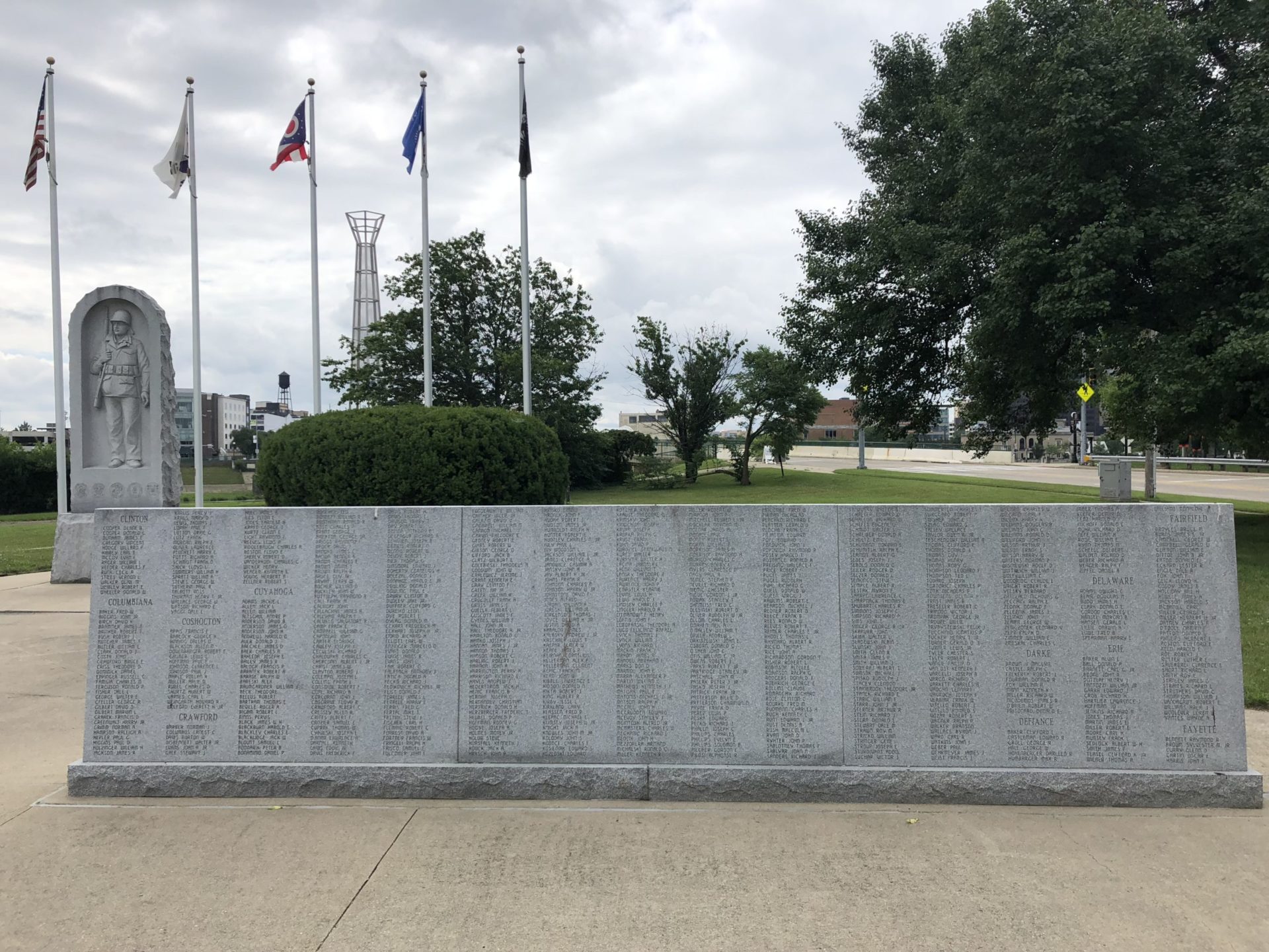 Korean War Memorials - Dayton