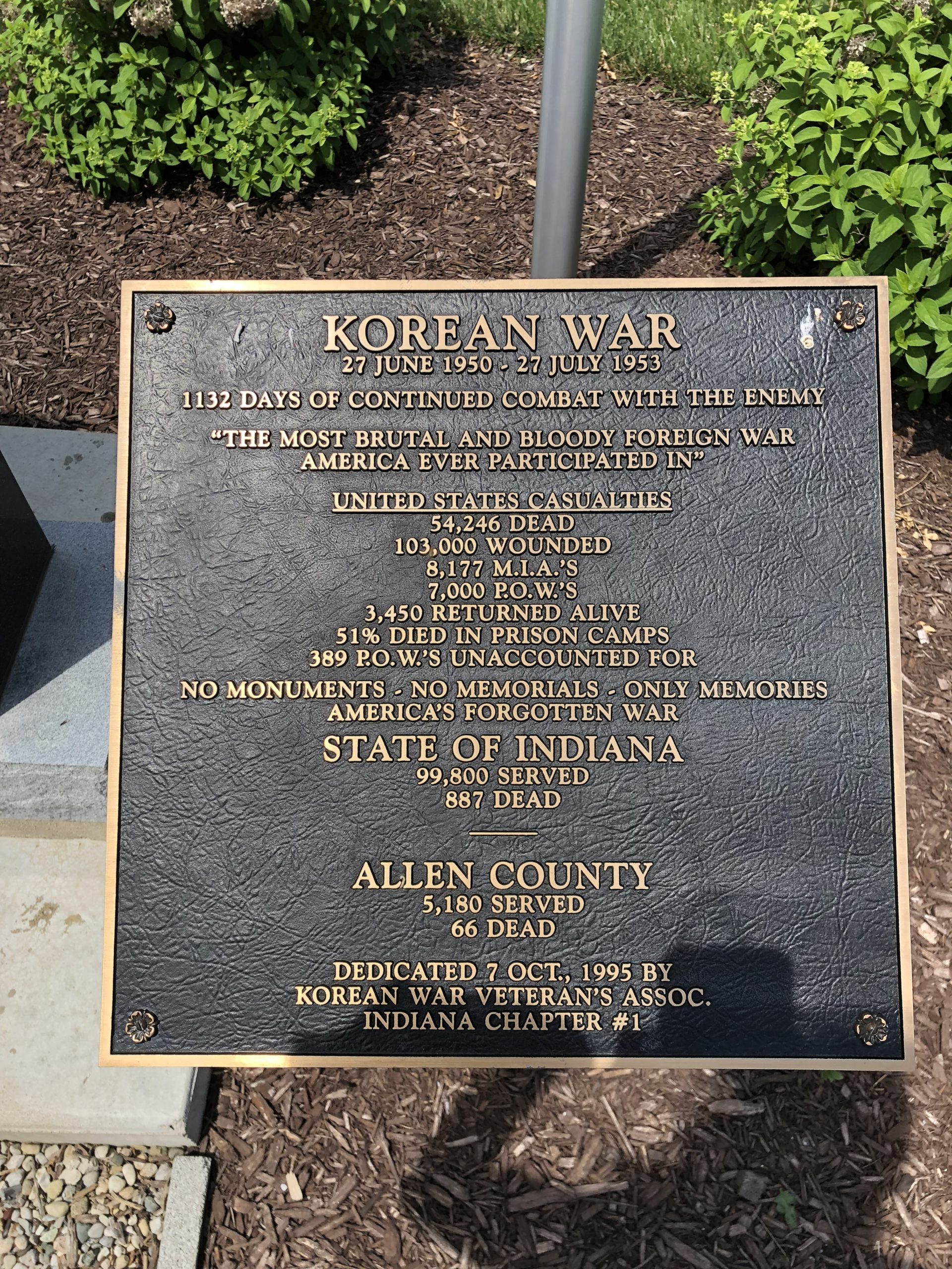 Korean War Memorials - Fort Wayne