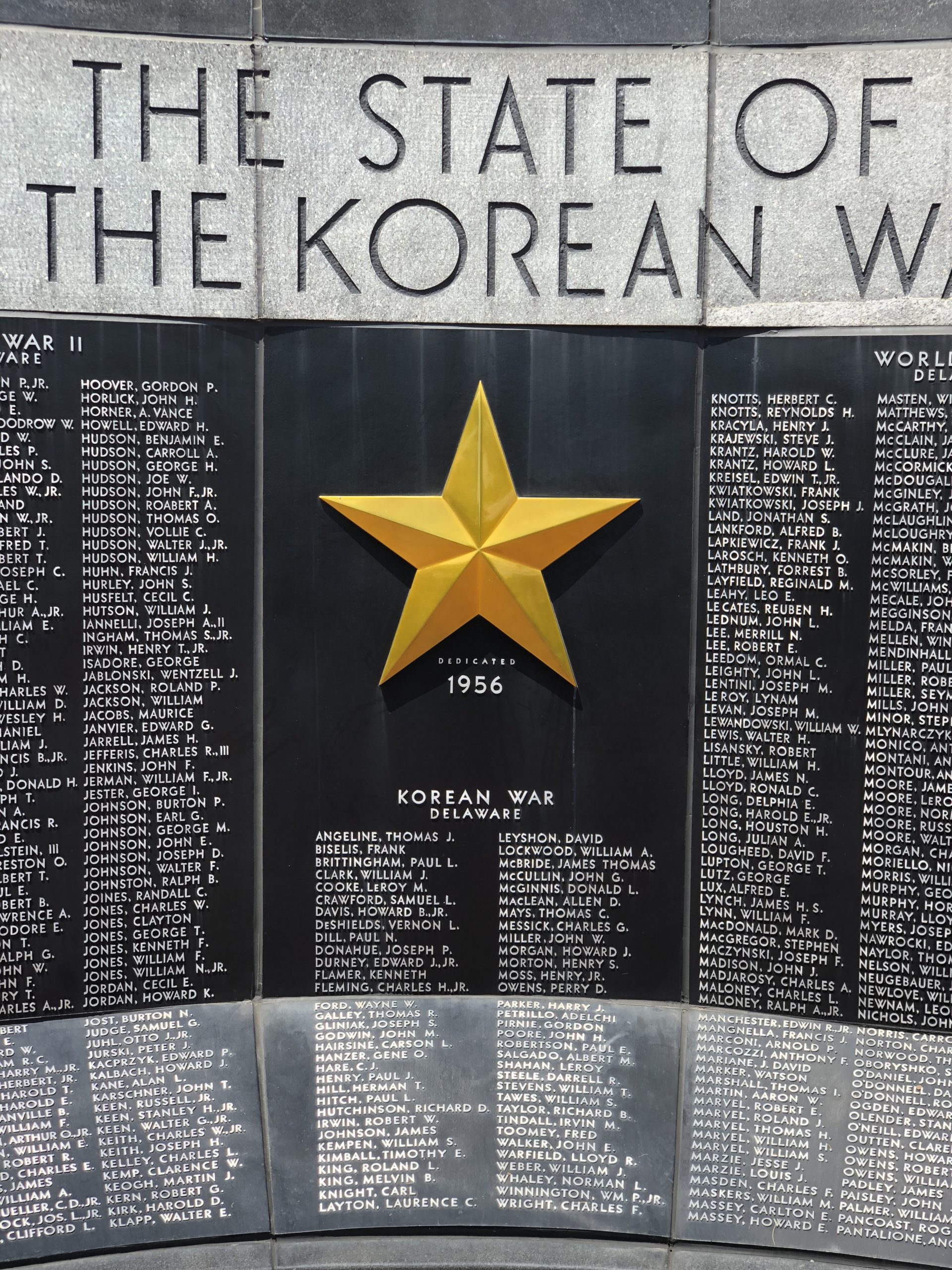 Korean War Memorials - Wilmington