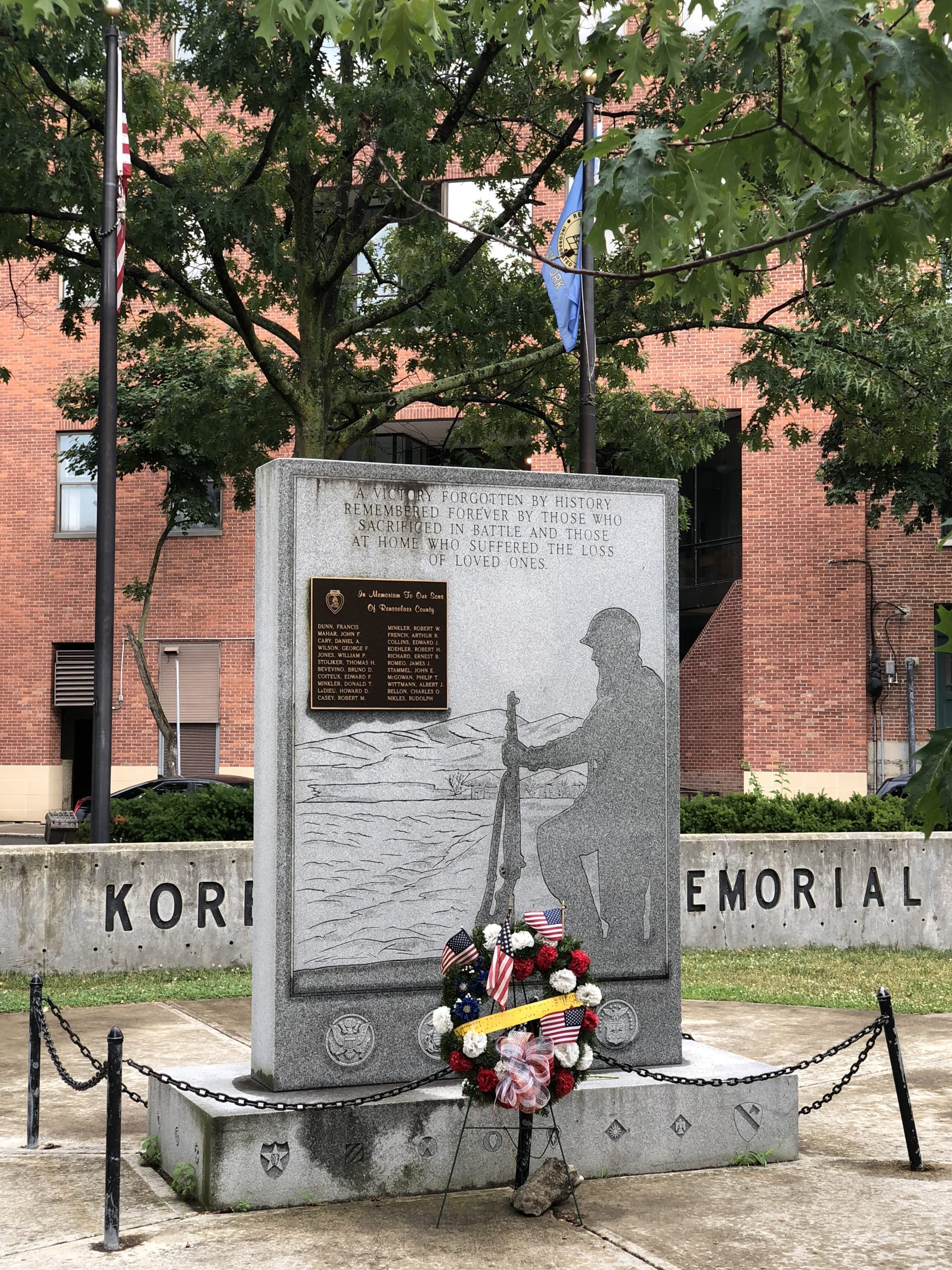 Korean War Memorials - Hudson